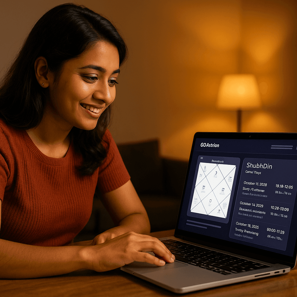 A student exploring career options on GoAstrion